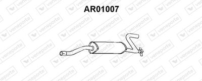  AR01007 VENEPORTE Глушитель выхлопных газов конечный