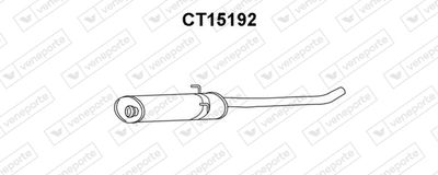  CT15192 VENEPORTE Предглушитель выхлопных газов