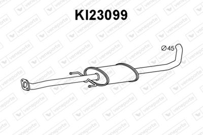  KI23099 VENEPORTE Предглушитель выхлопных газов