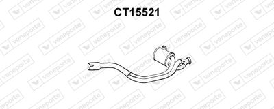  CT15521 VENEPORTE Предглушитель выхлопных газов