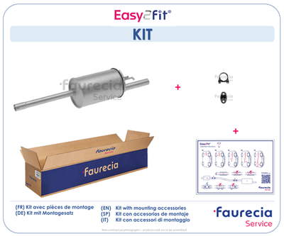  FS55273 Faurecia Глушитель выхлопных газов конечный