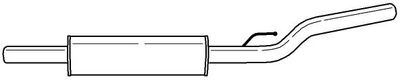 60476 SIGAM Средний глушитель выхлопных газов
