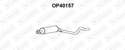  OP40157 VENEPORTE Предглушитель выхлопных газов