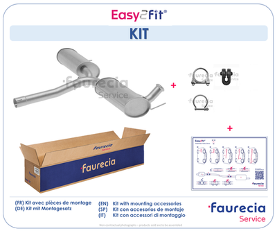  FS55746 Faurecia Предглушитель выхлопных газов