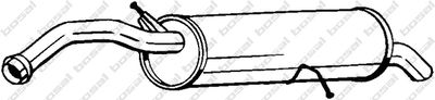  135093 KLOKKERHOLM Глушитель выхлопных газов конечный