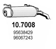  107008 ASSO Глушитель выхлопных газов конечный