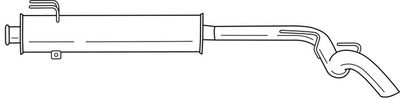  49618 SIGAM Глушитель выхлопных газов конечный