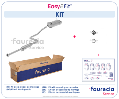  FS67062 Faurecia Глушитель выхлопных газов конечный