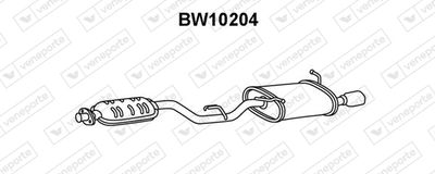  BW10204 VENEPORTE Глушитель выхлопных газов конечный