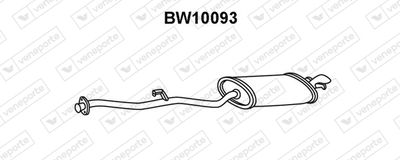  BW10093 VENEPORTE Глушитель выхлопных газов конечный