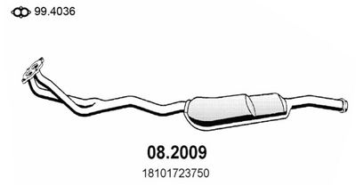  082009 ASSO Предглушитель выхлопных газов