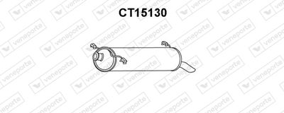  CT15130 VENEPORTE Глушитель выхлопных газов конечный