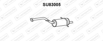  SU83005 VENEPORTE Глушитель выхлопных газов конечный