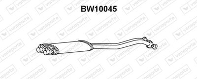  BW10045 VENEPORTE Предглушитель выхлопных газов