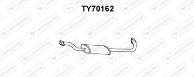  TY70162 VENEPORTE Предглушитель выхлопных газов