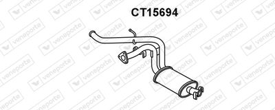  CT15694 VENEPORTE Глушитель выхлопных газов конечный