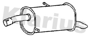  211179 KLARIUS Глушитель выхлопных газов конечный