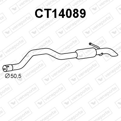  CT14089 VENEPORTE Глушитель выхлопных газов конечный