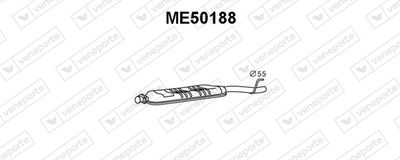  ME50188 VENEPORTE Средний глушитель выхлопных газов