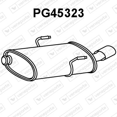  PG45323 VENEPORTE Глушитель выхлопных газов конечный