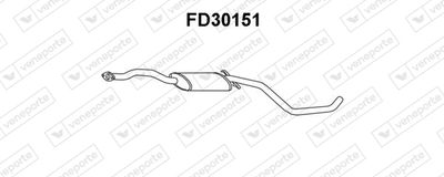  FD30151 VENEPORTE Предглушитель выхлопных газов