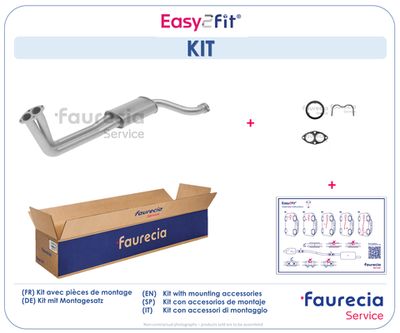  FS50056 Faurecia Средний глушитель выхлопных газов