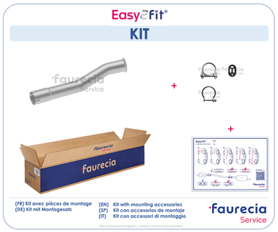  FS15588 Faurecia Предглушитель выхлопных газов