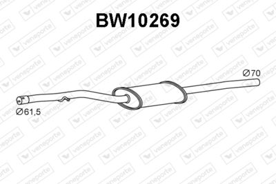  BW10269 VENEPORTE Предглушитель выхлопных газов