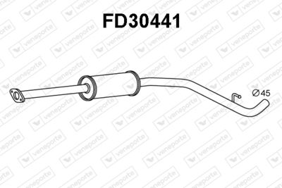  FD30441 VENEPORTE Предглушитель выхлопных газов