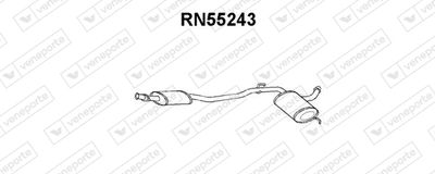  RN55243 VENEPORTE Предглушитель выхлопных газов