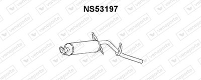  NS53197 VENEPORTE Глушитель выхлопных газов конечный