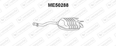  ME50288 VENEPORTE Глушитель выхлопных газов конечный