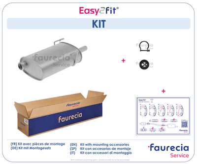  FS45304 Faurecia Глушитель выхлопных газов конечный