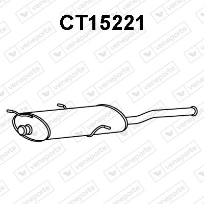  CT15221 VENEPORTE Глушитель выхлопных газов конечный