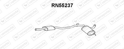  RN55237 VENEPORTE Средний глушитель выхлопных газов