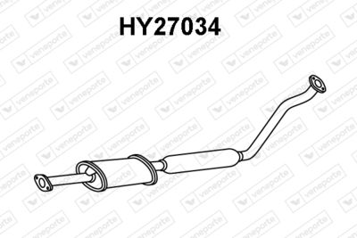  HY27034 VENEPORTE Предглушитель выхлопных газов