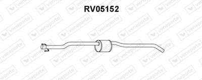  RV05152 VENEPORTE Предглушитель выхлопных газов