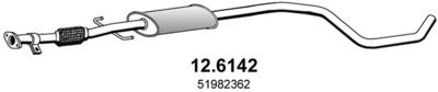  126142 ASSO Средний глушитель выхлопных газов