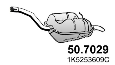  507029 ASSO Глушитель выхлопных газов конечный