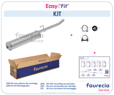  FS15189 Faurecia Предглушитель выхлопных газов