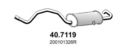  407119 ASSO Глушитель выхлопных газов конечный