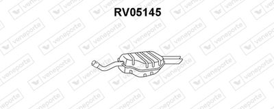  RV05145 VENEPORTE Глушитель выхлопных газов конечный