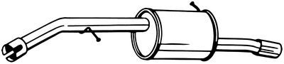  135249 BOSAL Глушитель выхлопных газов конечный