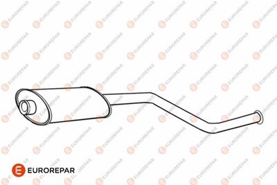  E12846V EUROREPAR Предглушитель выхлопных газов