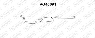  PG45091 VENEPORTE Средний глушитель выхлопных газов