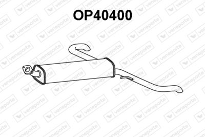  OP40400 VENEPORTE Глушитель выхлопных газов конечный