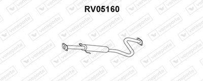  RV05160 VENEPORTE Предглушитель выхлопных газов