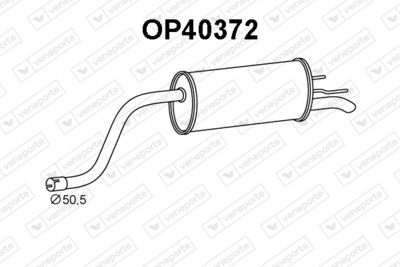  OP40372 VENEPORTE Глушитель выхлопных газов конечный