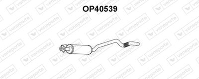  OP40539 VENEPORTE Предглушитель выхлопных газов