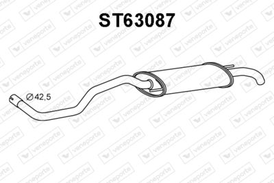  ST63087 VENEPORTE Глушитель выхлопных газов конечный